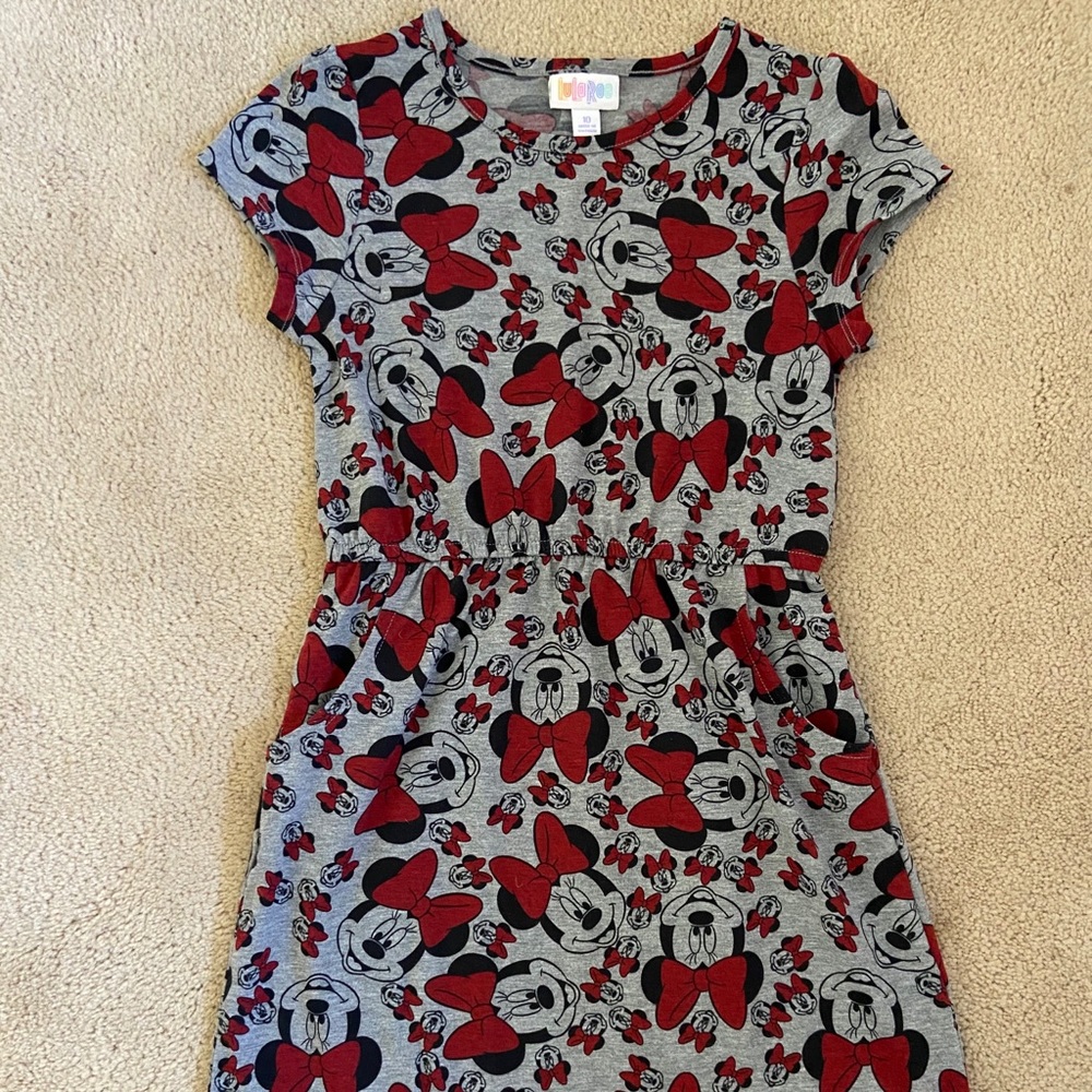 LuLaRoe Minnie Mouse Dress - Size 10